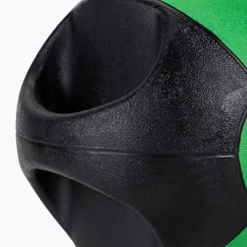 Pure2Improve 2kg zelená medicinbalová lopta s držadlami P2I201980