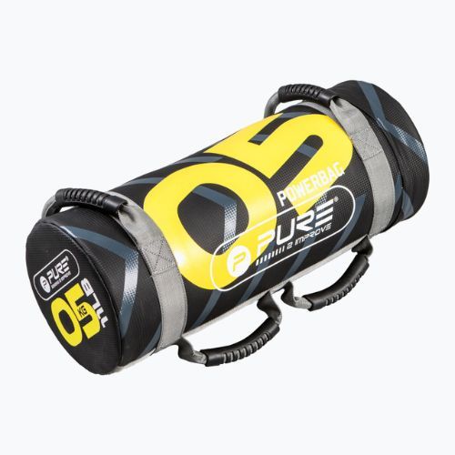 Pure2Improve Power Bag 5kg tréningové vrecko čierno-žlté P2I201710