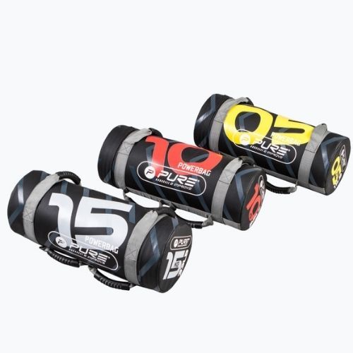 Pure2Improve Power Bag 5kg tréningové vrecko čierno-žlté P2I201710