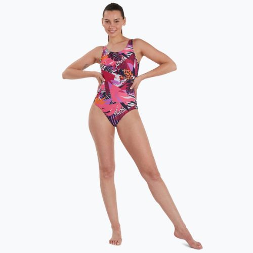 Speedo dámske jednodielne plavky Allover U-Back pink 68-07336G738
