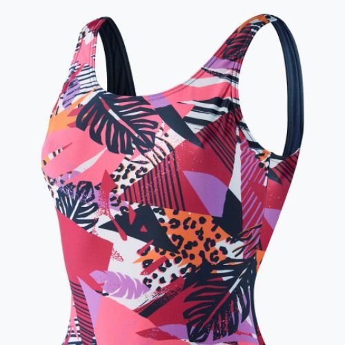 Speedo dámske jednodielne plavky Allover U-Back pink 68-07336G738