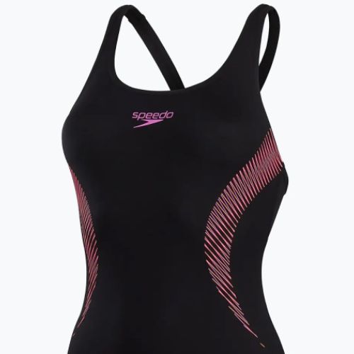Speedo Placement Muscleback dámske jednodielne plavky čierne 68-08694G704