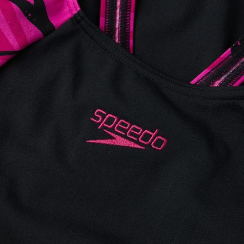 Speedo Hyperboom Splice Muscleback dámske jednodielne plavky čierne 68-13470G720