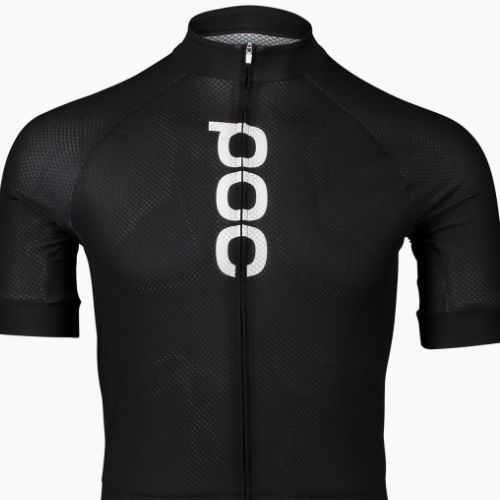 Pánsky cyklistický dres POC Essential Road Logo uranium black