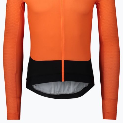 Pánske cyklistické oblečenie s dlhým rukávom POC Essential Road poc o zink orange