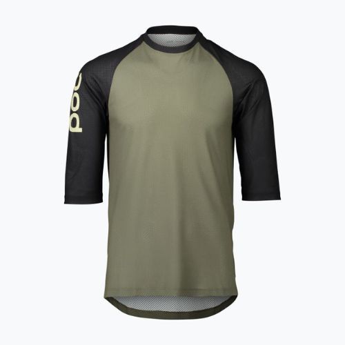 Pánsky cyklistický dres POC MTB Pure 3/4 epidote green/uranium black
