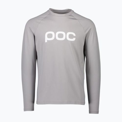 Pánske cyklistické oblečenie s dlhým rukávom POC Reform Enduro Jersey alloy grey