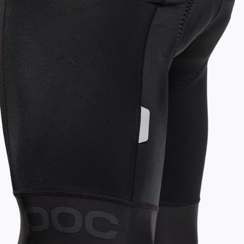 Pánske cyklistické šortky POC Pure VPDs Bib Shorts uranium black/uranium black