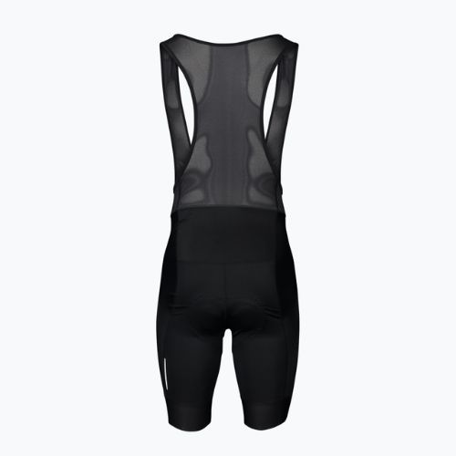 Pánske cyklistické šortky POC Pure VPDs Bib Shorts uranium black/uranium black