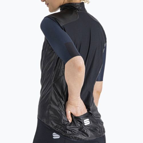 Dámska cyklistická vesta Sportful Hot Pack Easylight black 1102029.002