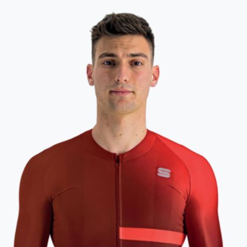 Pánsky cyklistický dres Sportful Bomber červený 1122029.140