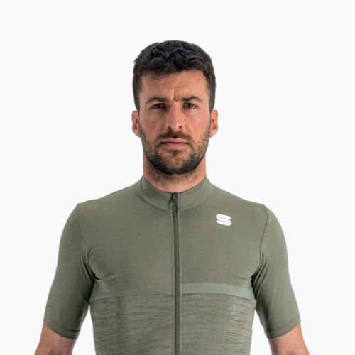 Pánsky cyklistický dres Sportful Giara zelený 1121020.305