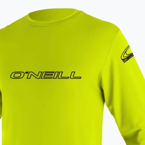Pánske plavecké tričko O'Neill Basic Skins limetkovo zelené 4339