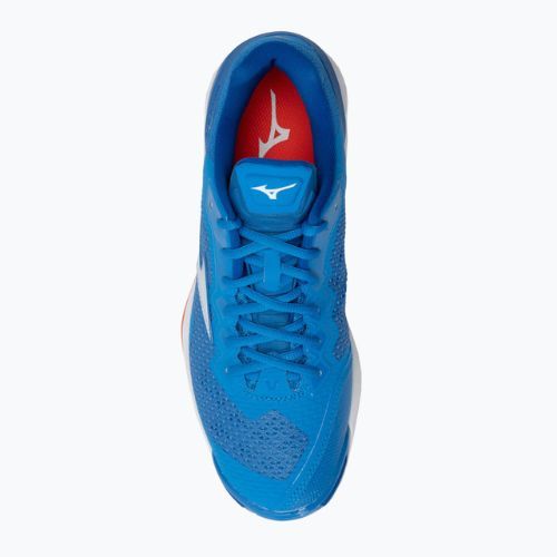 Mizuno Wave Stealth V hádzanárska obuv modrá X1GA180024