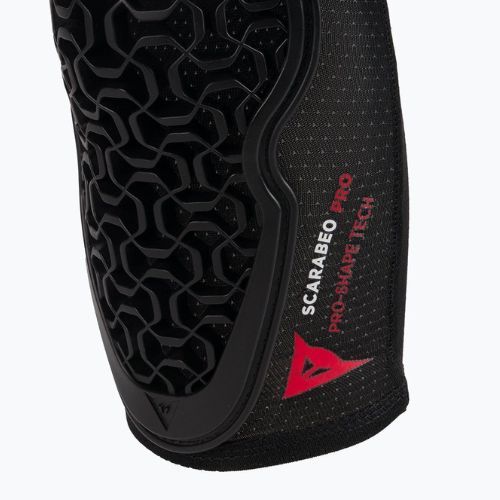 Detské cyklistické chrániče lakťov Dainese Scarabeo Pro black