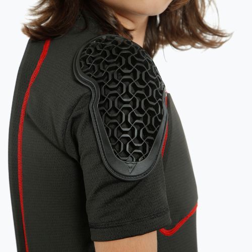 Detský cyklistický dres s chráničmi Dainese Scarabeo Pro black