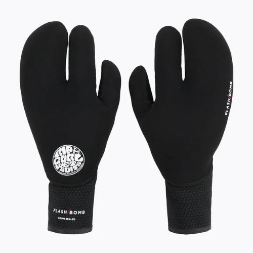 Rip Curl Flashbomb 3 Finger 90 5/3mm pánske neoprénové rukavice black WGLYEF