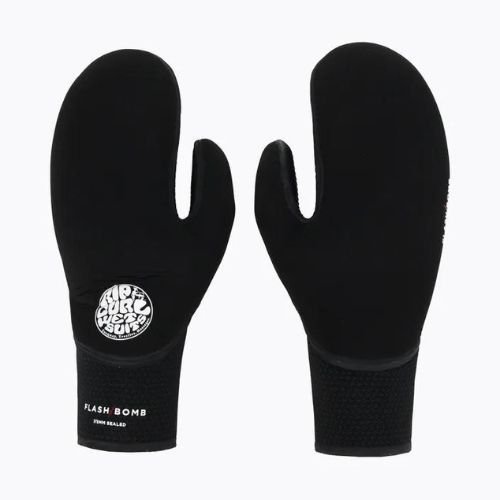 Rip Curl Flashbomb 90 7/5mm pánske neoprénové rukavice čierne WGLYFF