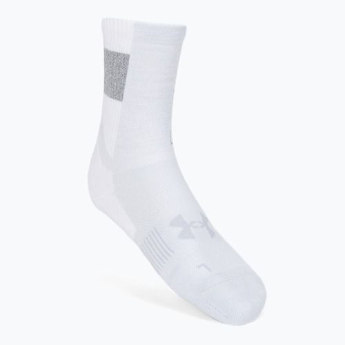 Under Armour ArmourDry Run Crew tréningové ponožky biele UAR-1361156100