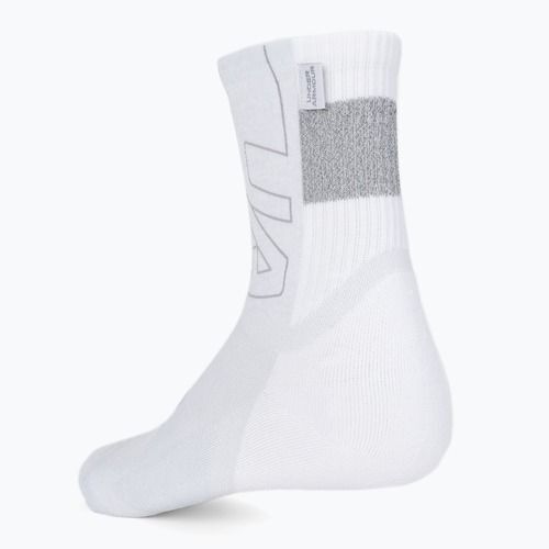 Under Armour ArmourDry Run Crew tréningové ponožky biele UAR-1361156100