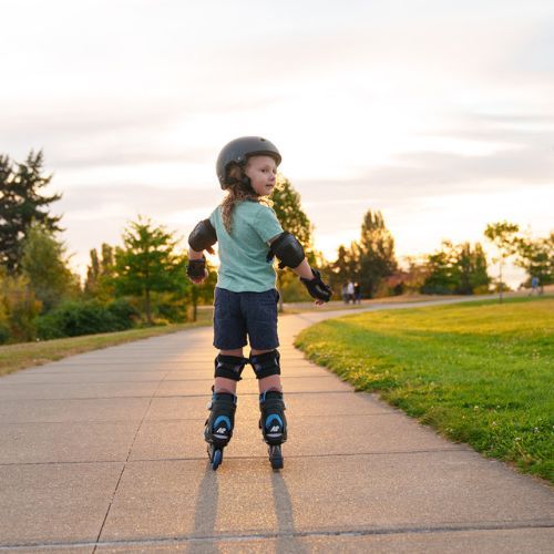 Detské kolieskové korčule K2 Raider Beam modré 30G0135