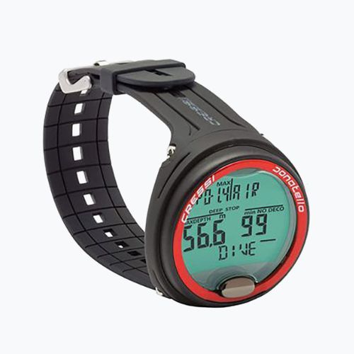 Cressi Donatello Potápačský počítač čierny/červený KS860058