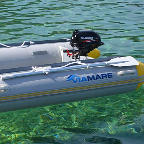 Viamare 330 S ALU 5-miestny pontón sivý 1126149