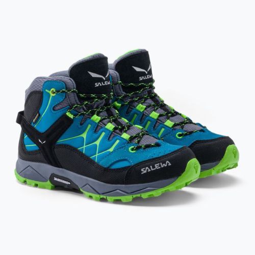 Detské trekové topánky Salewa Alp Trainer Mid GTX blue 00-0000064010