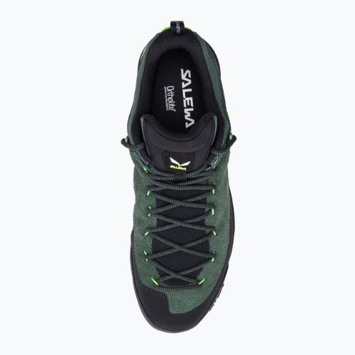 Salewa Wildfire Leather pánske turistické topánky green 00-0000061395