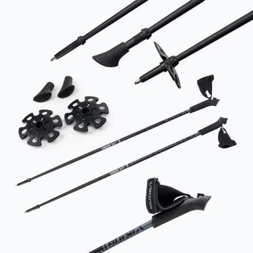 Palice na nordic walking Viking Lite Pro 08 black/grey 650/21/4563/08/105