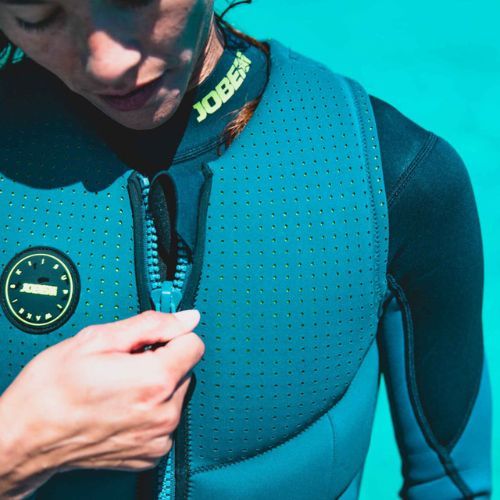 Dámska ochranná vesta JOBE Fragment denim blue