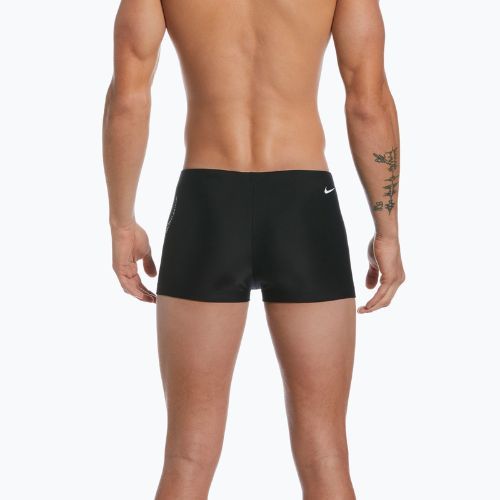 Pánske plavecké boxerky Nike Jdi Swoosh Square Leg black NESSC581