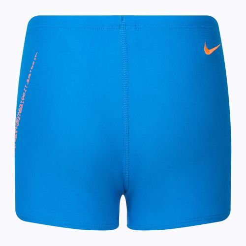 Detské plavecké boxerky Nike Jdi Swoosh Aquashort modré NESSC854-458