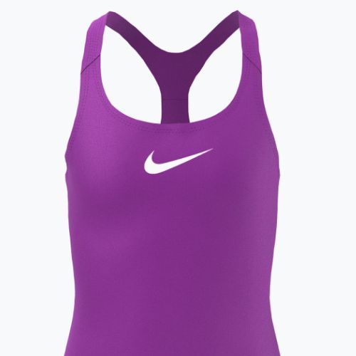 Detské jednodielne plavky Nike Essential Racerback fialové NESSB711-511