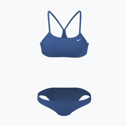 Dámske dvojdielne plavky Nike Essential Sports Bikini blue NESSA211-442