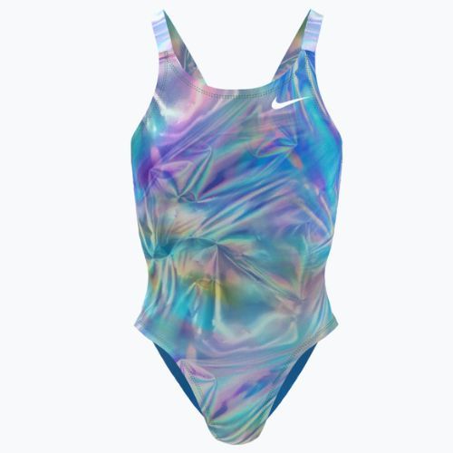 Dámske jednodielne plavky Nike Multiple Print Fastback color NESSC010-969