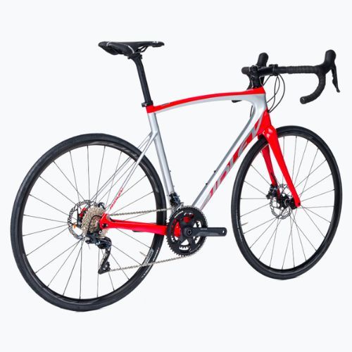 Ridley Fenix SL Disc Ultegra FSD08Cs strieborno-červený cestný bicykel SBIFSDRID545