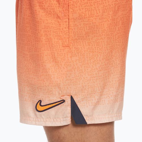 Pánske plavecké šortky Nike Jdi Fade 5" Volley orange NESSC479-817