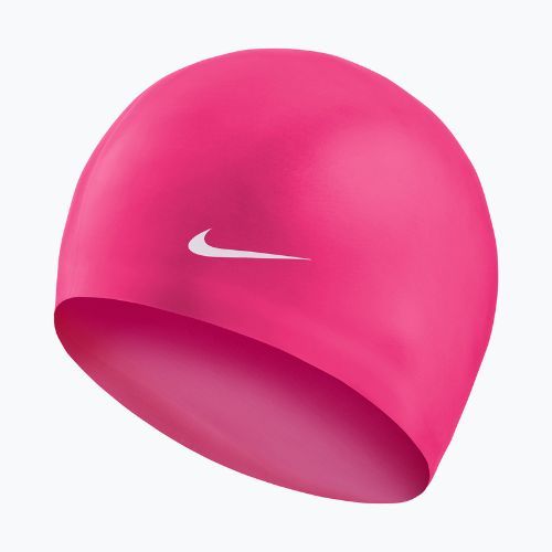 Plavecká čiapka Nike Solid Silicone pink 93060-672