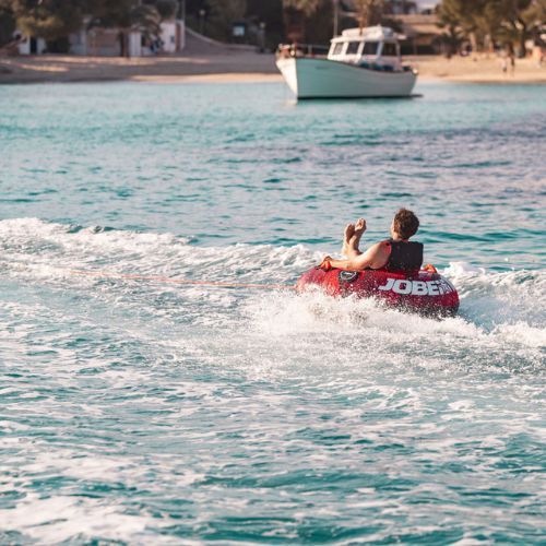 JOBE Crusher 1P ťažný plavák červený 230120007