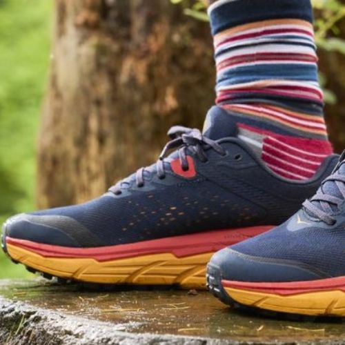 Pánska bežecká obuv HOKA Challenger ATR 6 navy blue-orange 1106510-OSRY