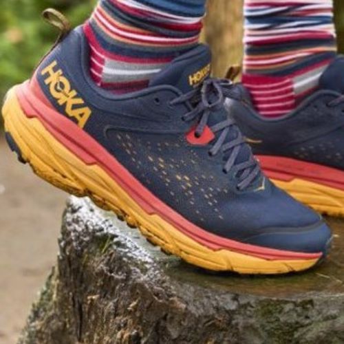 Pánska bežecká obuv HOKA Challenger ATR 6 navy blue-orange 1106510-OSRY