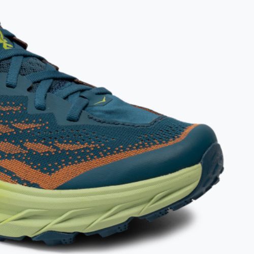 HOKA Speedgoat 5 pánska bežecká obuv modro-zelená 1123157-BCEP