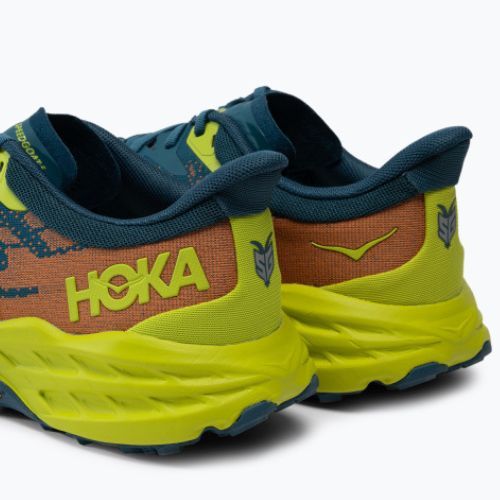 HOKA Speedgoat 5 pánska bežecká obuv modro-zelená 1123157-BCEP