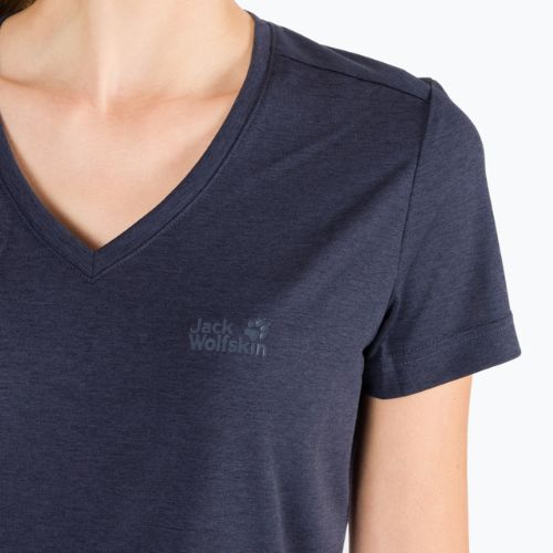 Dámske trekingové tričko Jack Wolfskin Crosstrail dark grey 1801692_1388