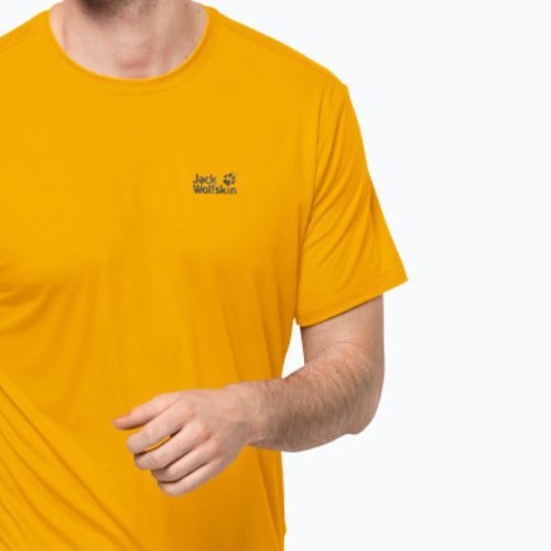 Jack Wolfskin pánske trekingové tričko Tech yellow 1807071_3802