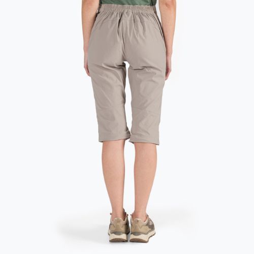 Jack Wolfskin dámske softshellové šortky Activate Light 3/4 beige 1503721_5041