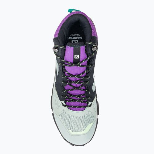 Pánske trekingové topánky Salomon Predict Hike Mid GTX šedé L41461