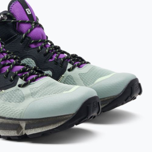 Pánske trekingové topánky Salomon Predict Hike Mid GTX šedé L41461