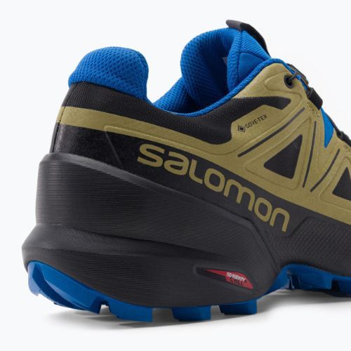 Pánska trailová obuv Salomon Speedcross 5 GTX zeleno-modrá L416124
